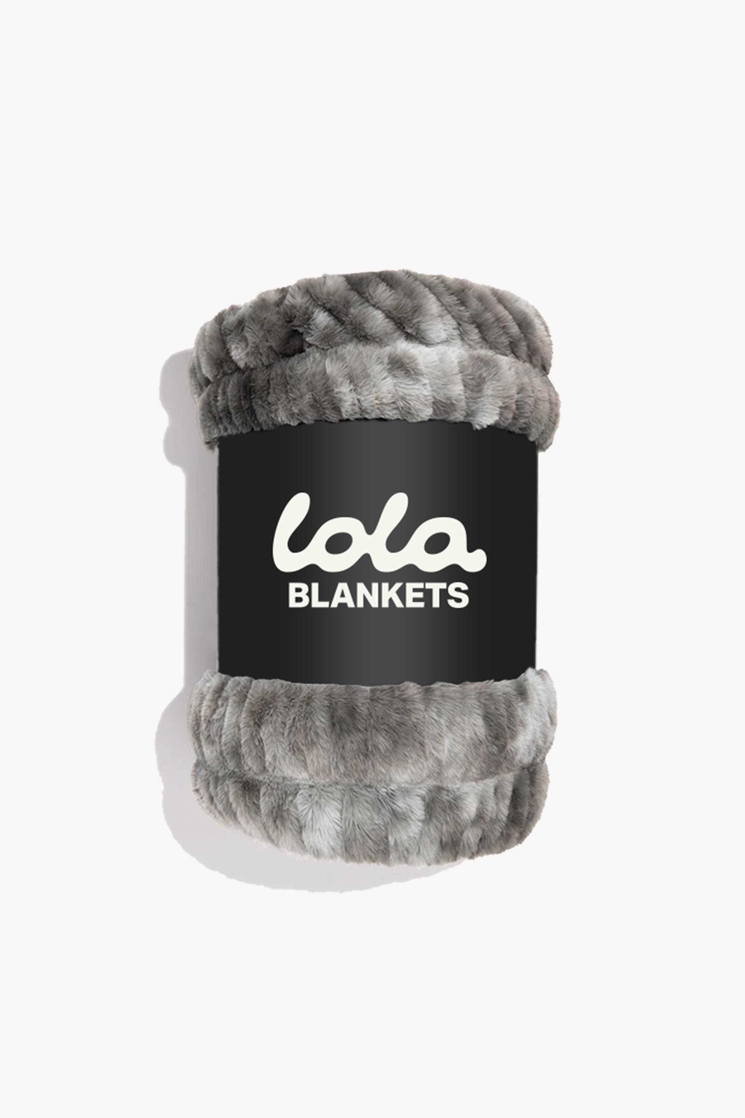 Lola Blankets Smoky Skies Throw Blanket Faux Fur
