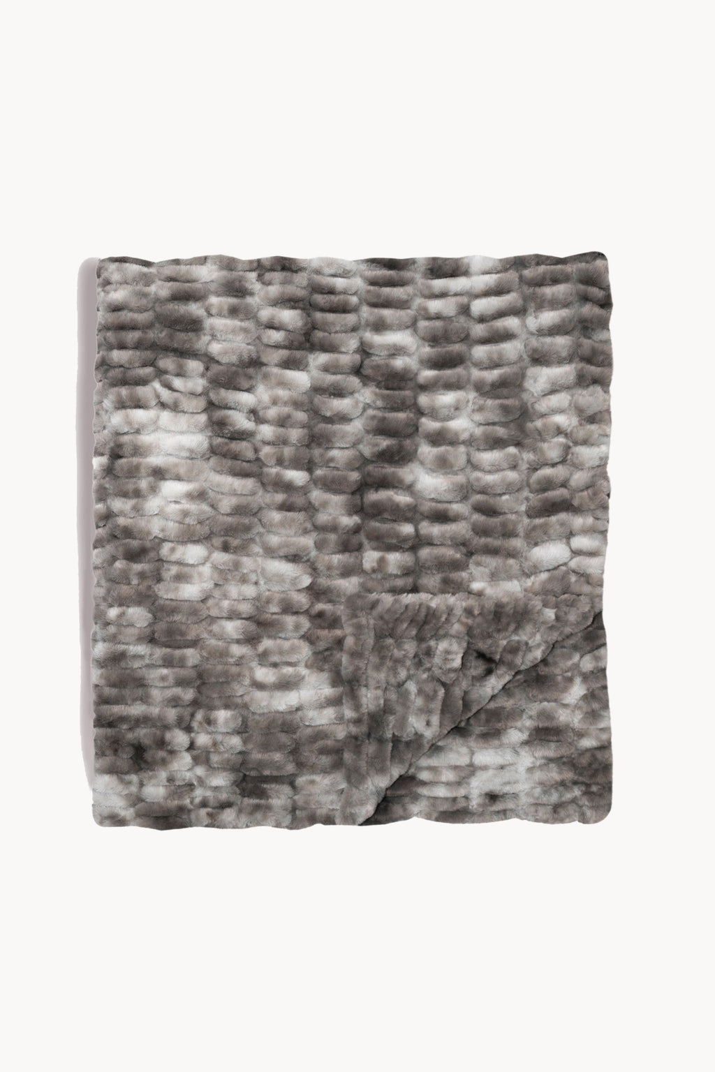 Lola Blankets Smoky Skies Throw Blanket Faux Fur
