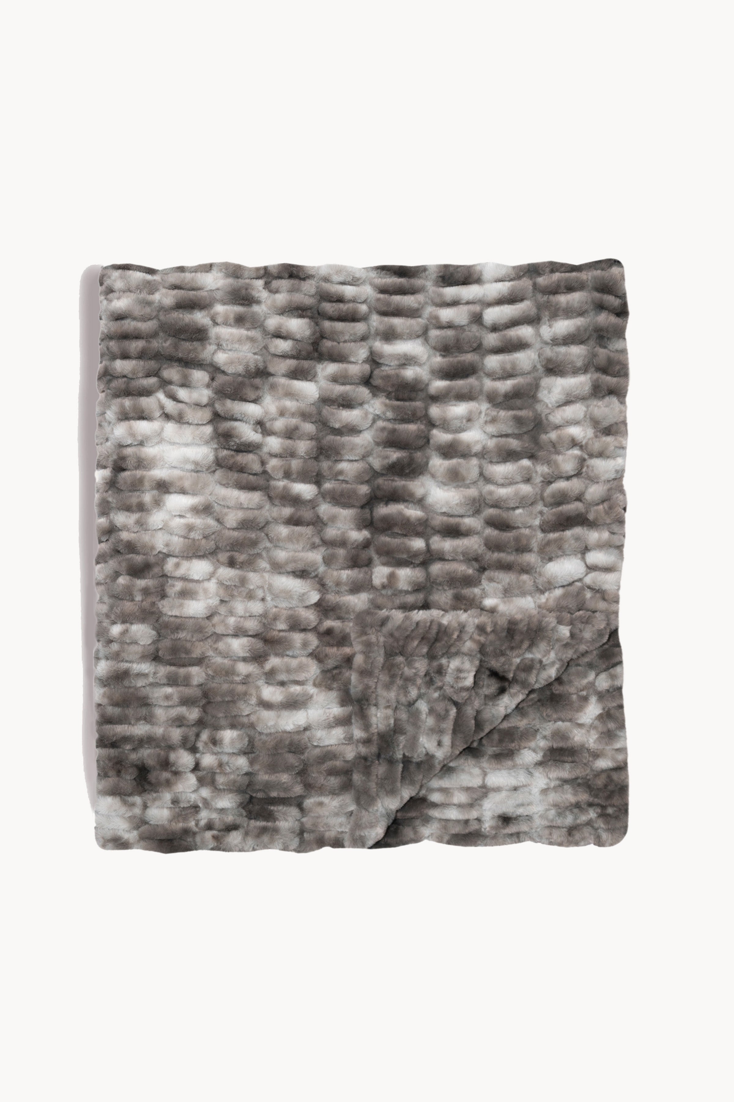 Lola Blankets Smoky Skies Throw Blanket Faux Fur