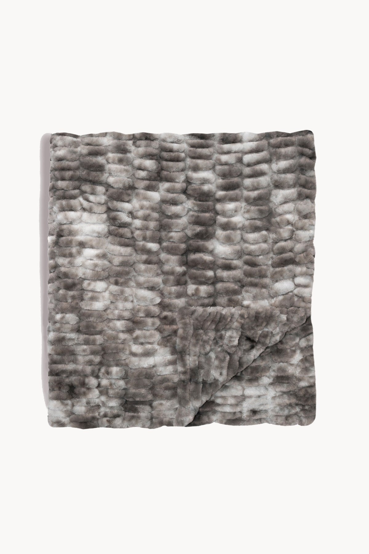 Lola Blankets Smoky Skies Faux Fur Throw Blanket
